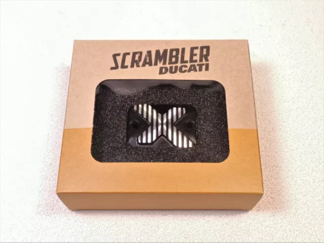 Cover Serbatoio Olio Freno Alluminio Cnc per Ducati Scrambler 96180301a