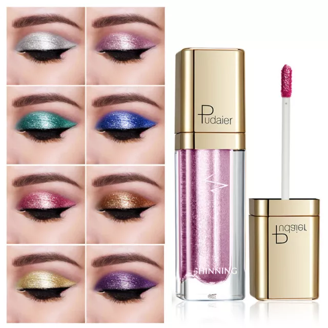 Colorful Metals Eyeshadow Glitter And Glow Liquid Metallic Pearl Eye Shadow NEW