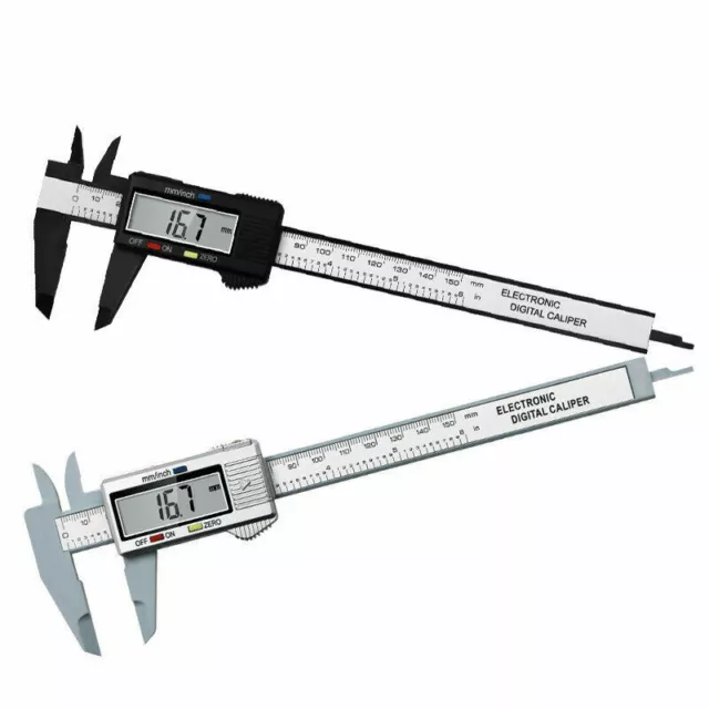 Digital Electronic Gauge Plastic Calipers Vernier 150mm 6inch Caliper Ruler Tool