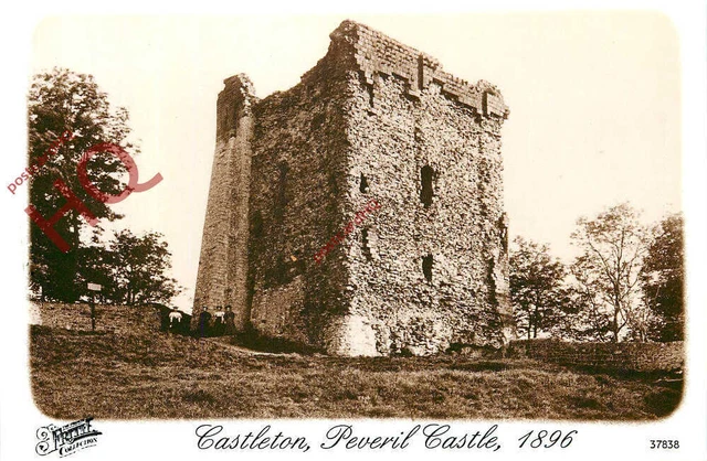 Picture Postcard, Castleton, Peveril Castle, 1896 (Repro) [Frith's]