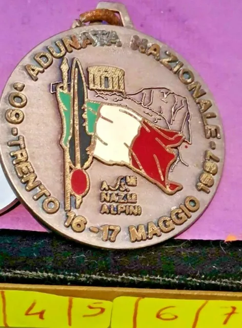 Pin Spilla Distintivo Prova Piastra Alpini Trento Adunata Nazionale