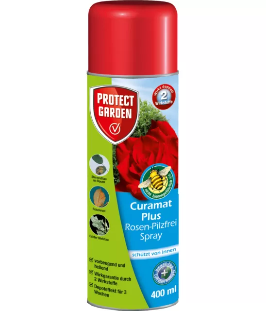 Protect Garden Curamat Plus Rosen-Pilzfrei Spray 400ml | Pflanzenschutz