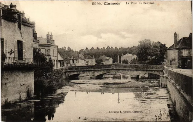 CPA CLAMECY - Le Pont du BEUVRON (421000)