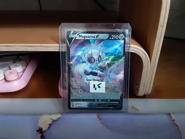 Pokémon TCG Magearna V Silver Tempest 128/195 Holo Ultra Rare