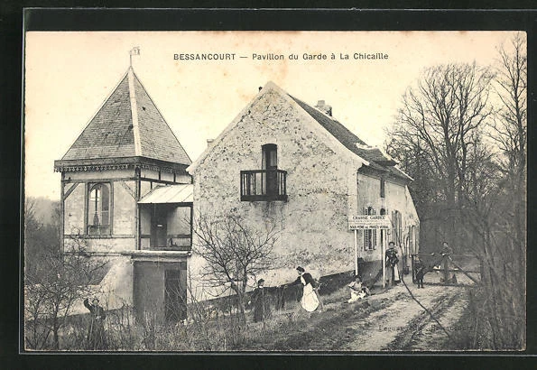 CPA Bessancourt, Pavillon du Garde a la Chicaille