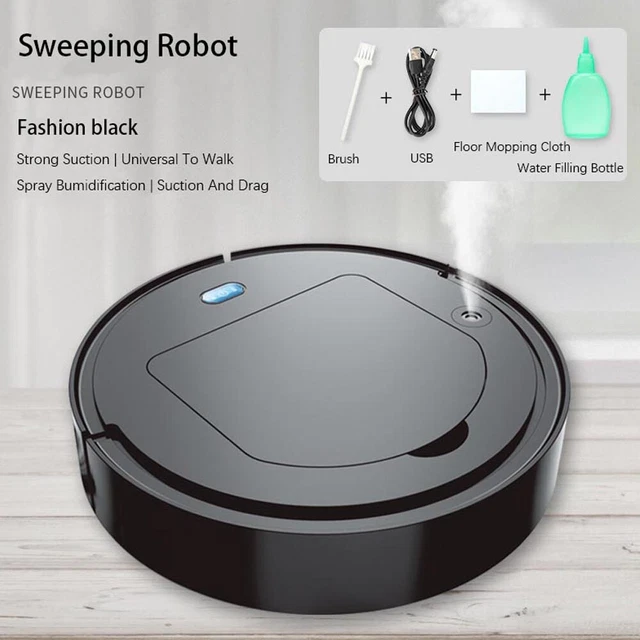 ROBOT VACUUM CLEANER Sweep And Wet Mopping Floors Smart Sweeping