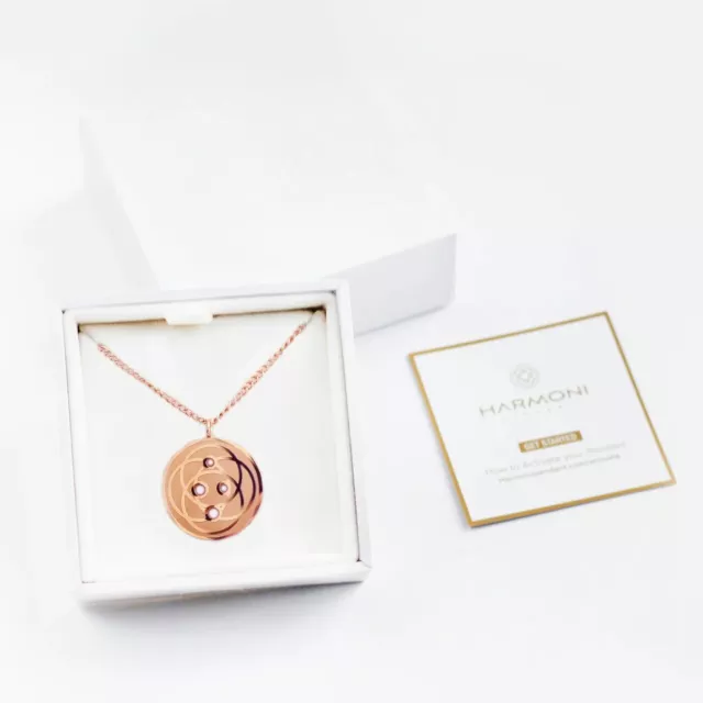 Harmoni Pendant 18k Rose Gold & Gold - 5G Protection and More Health Benefits