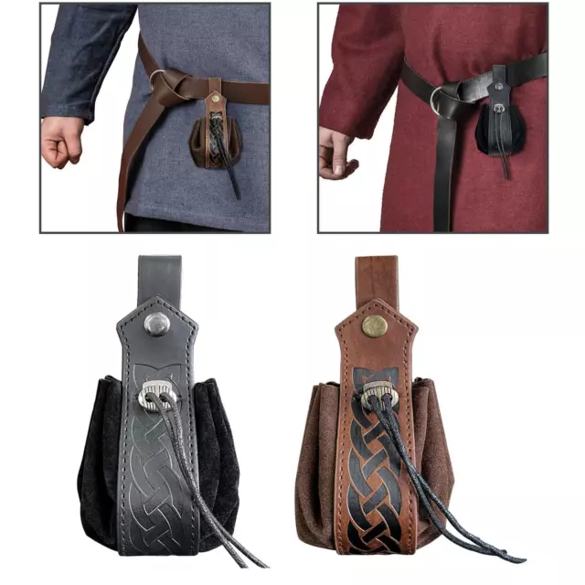 Pochette de ceinture à la taille avec cordon de serrage médiéval facile à