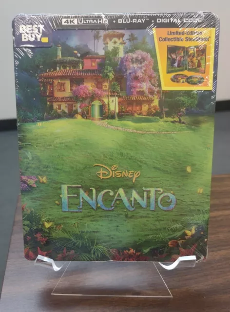NEW SEALED MINT Encanto Best Buy-Exclusive Steelbook (4K UHD+Blu-ray+Digital)