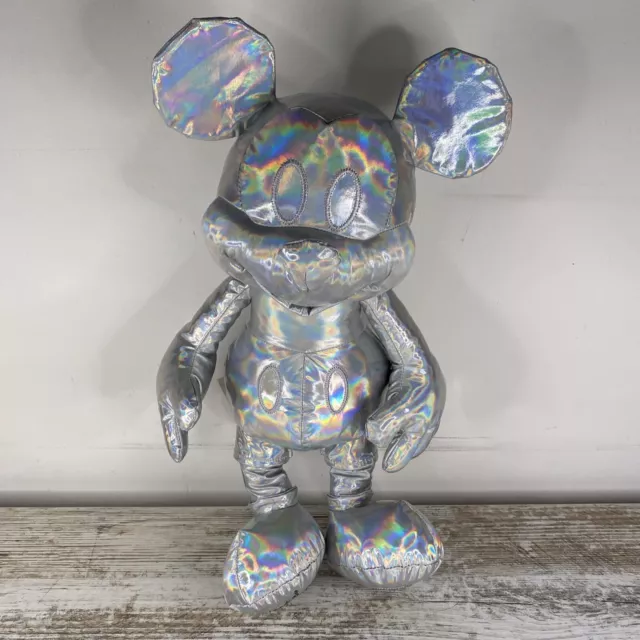 Disney Store Limited Edition Mickey Mouse Memories Plush  12/12 Silver 15”
