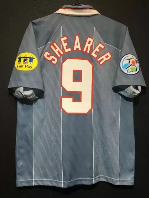 Fußball Trikot Jersey Retro England 1996 SHEARER 9 Vintage Retro Shirt Home Away