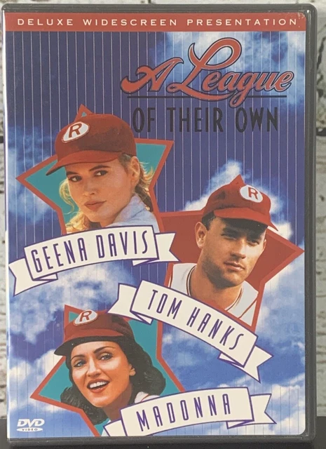 A League of Their Own (DVD, 1992) Tom Hanks, Geena Davis, Madonna, Lori Petty