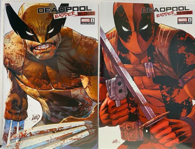 Nm Marvel Deadpool Badder Blood #1 Rob Liefeld Wolverine Variants Mcu