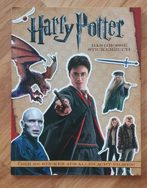 HARRY POTTER Das GROSSE STICKERBUCH " über 300 STICKER " , NEU