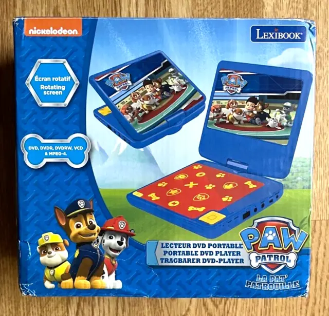 Lexibook Paw Patrol Portable DVD Player - Grade A