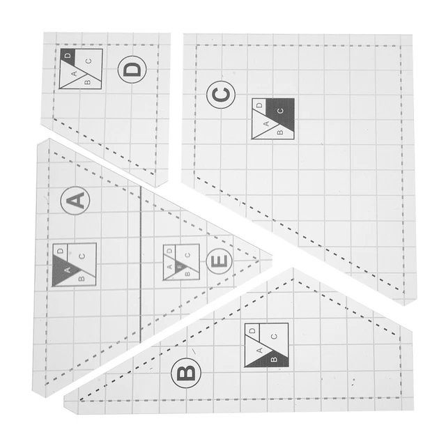 Multitools Patchwork Plantillas Multifunción Herramienta Gobernante