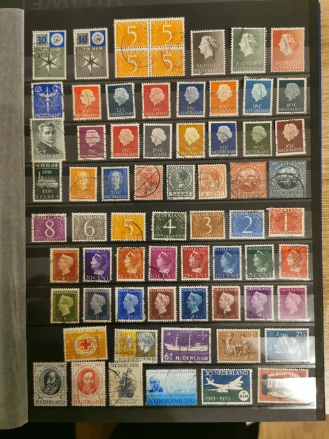 Briefmarken Niederlande Schönes Lot gestempelt