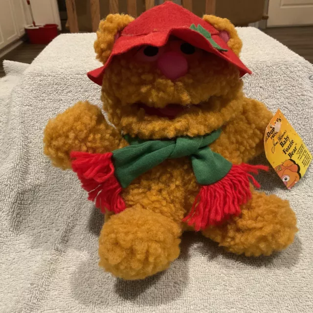 Vintage McDonalds Baby Fozzie Bear Plush Jim Henson Muppet Babies 1988 with Tag
