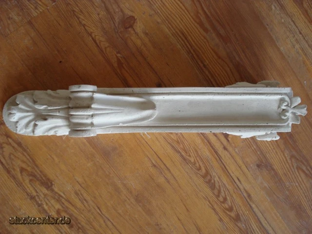 ANCIENNE CONSOLE D'APPLIQUE Murale Doré Blason Arme Jeanne D'arc Plâtre