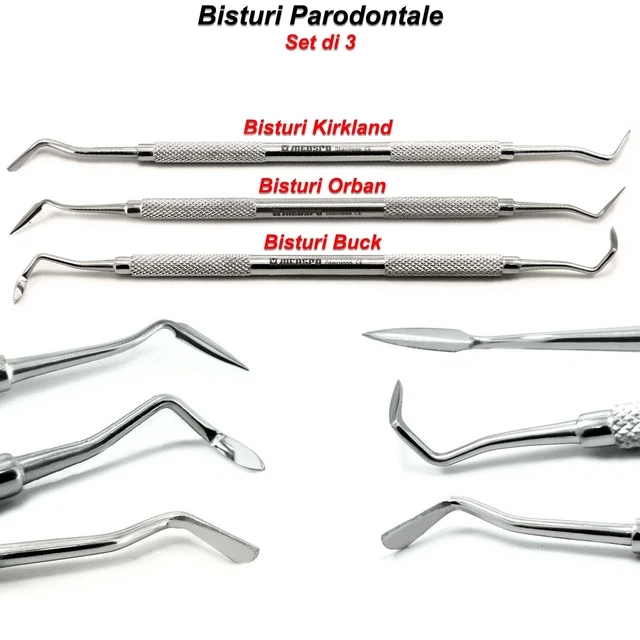 Set Di 5 Strumenti Per Laboratorio Odontoiatrico Lecron, Miscelazione E Modellazione Cera, Acciaio Inox - Foto 2