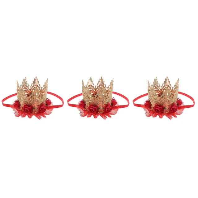 3 Pieces Chapeau Nouveau-né Bandeaux Bébé Fille Bandeau Filles Couvre-chef