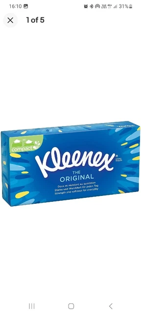 Kleenex i tessuti originali, confezione da 3