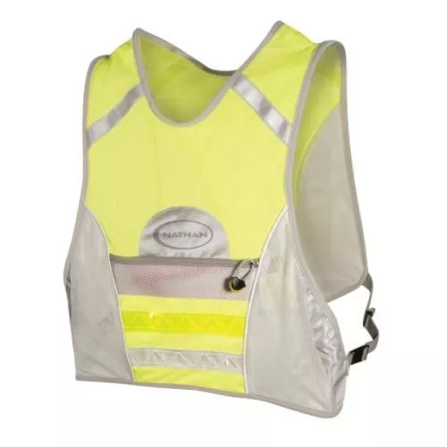Nathan Led Runners Vest Yellow/Grey One Size