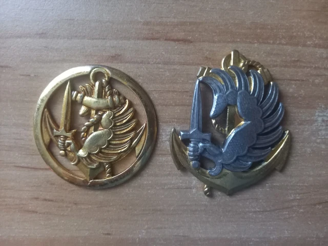 INSIGNE BERET PARACHUTISTES COLONIAUX (TYPE 1) - Insignes de beret