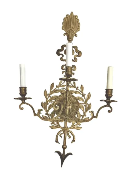 Sconce Brass French Style Electric Wall Light Vintage Decor SOLD SEPARATELY