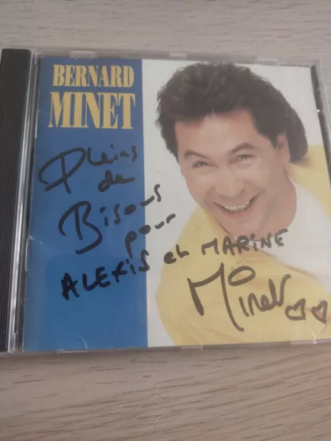 Rare Cd. Album. Bernard Minet. Dédicacé..AB Production..Club Dorothée..