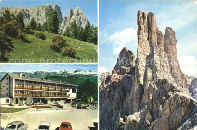 71994434 Trentino_Dolomiten Torri del Vajolet Albergo Penegal Trentino Dolomiten