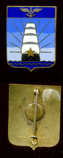 MARINE L' ESCARMOUCHE Frégate - poinçon AB EUR 25,00