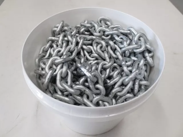 6mm H/D Galvanised Chain - general link - anchor - sold in units of 5 meters