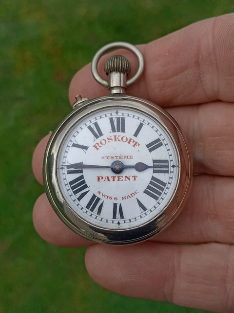 Mécanisme Ancien De Montre Gousset à Restaurer - Pièce D'occasion Pour Collection Ou Réparation