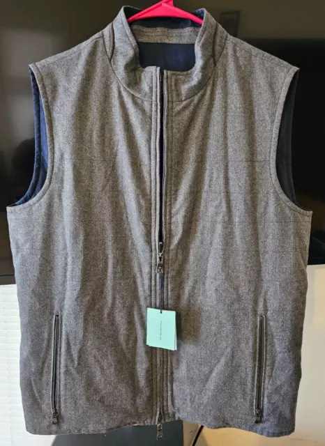 Peter Millar All Weather Flex Reversible Vest Jacket Men's M ~NWT $598