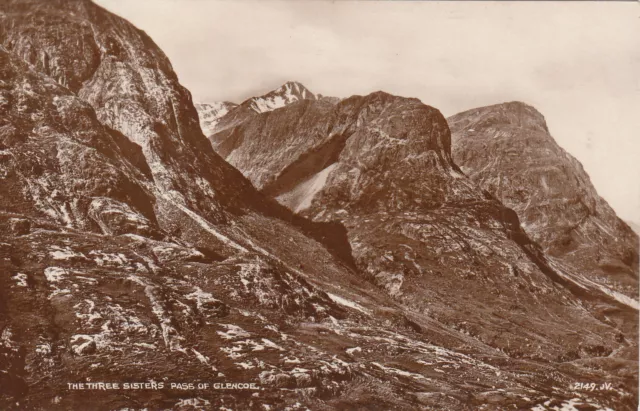 The Three Sisters From Pass, GLENCOE, Argyllshire RP