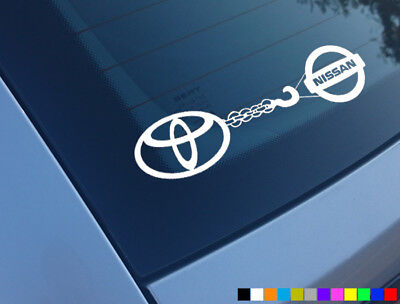 Toyota Towing Nissan Funny 4X4 Off Road Hilux Surf Rav4 Car Stickers Decals