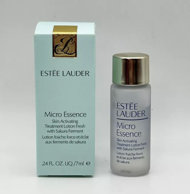 Estee Lauder Micro Essence Skin Activating Lotion W Sakura - Tiny Size .24Oz Nib