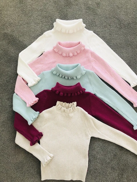 ❤️Large Beautiful Girls 4-5 Years Turtle Neck Jumper Bundle❤️ 3