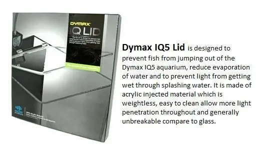 Dymax IQ5 Lid For Aquarium Accessory Freshwater Saltwater Fish Tank Nano 2