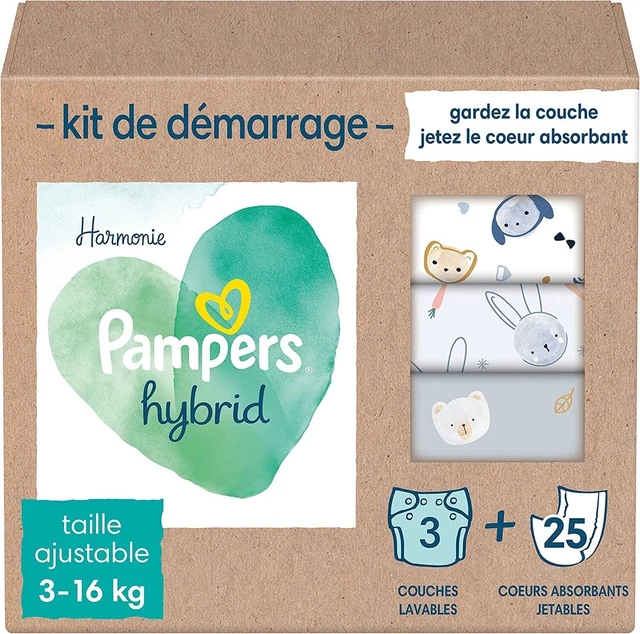 Couches Bébé Lavable Harmonie Hybrid Kit De Démarrage Pour Bébés PAMPERS