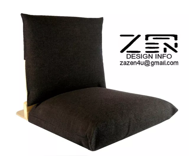MEDITATION STOOL / SEAT (ZAISU - FLOOR CHAIR)  foldable. With back support (UK)