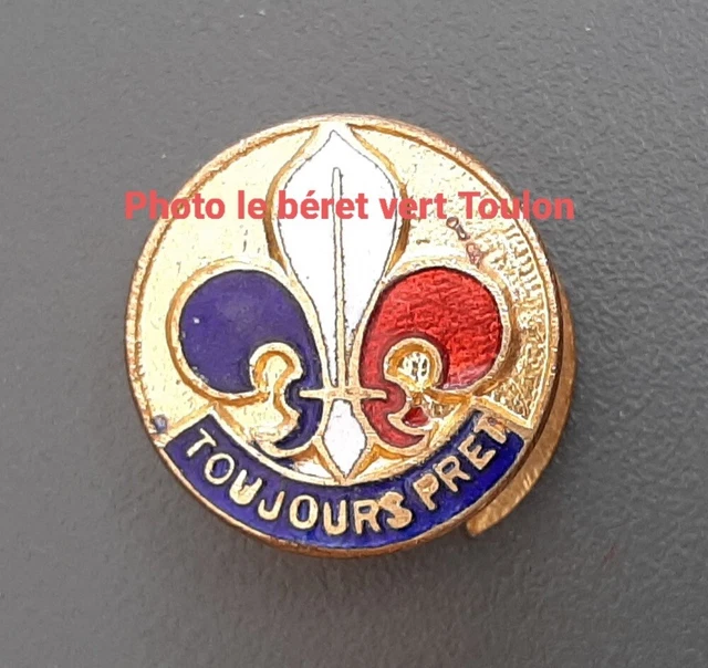 Insigne Scout Vintage Scouts De France Promesse Tissé ORIGINAL Années 1940-60