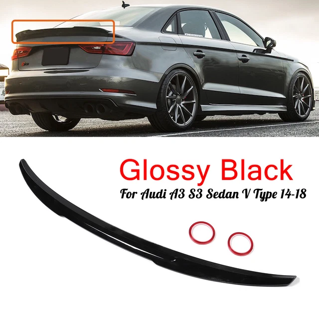 Audi Original Heckspoiler 8B5827933Y9B – Für A5 Limousine (B10 FU) Ab 08/2024, Schwarz, Selbstklebend