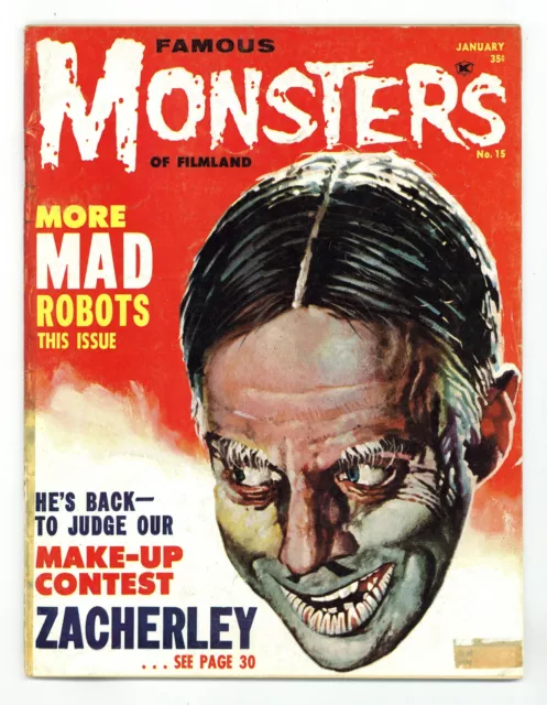 Famous Monsters of Filmland Magazine #15 GD 2.0 RESTORED 1962