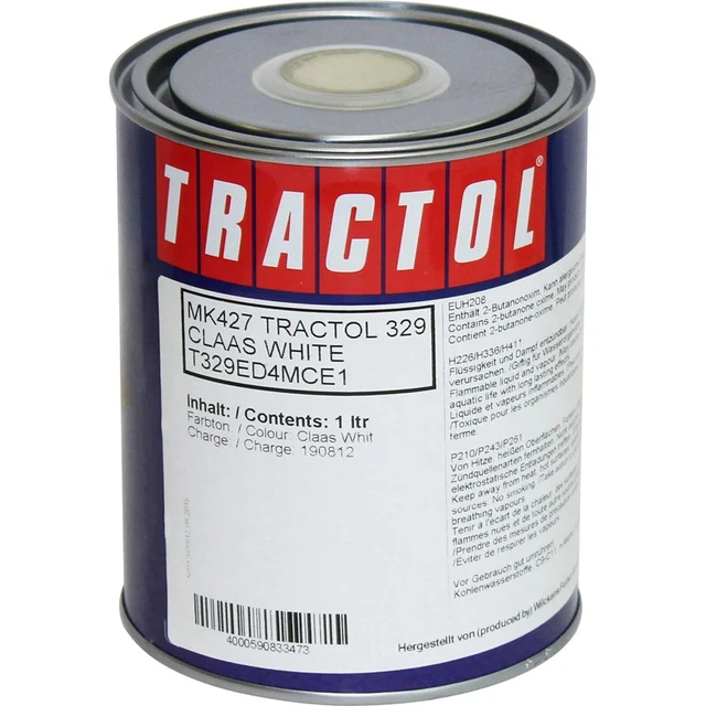 Tractol Vernice 1L Claas Bianco