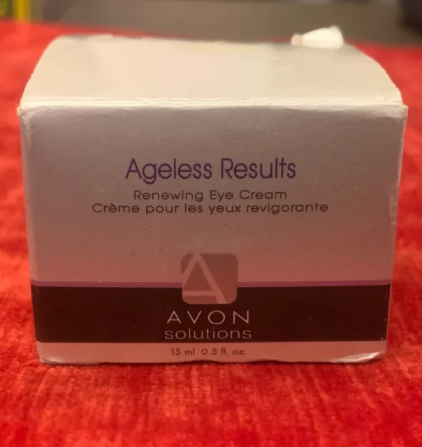 Avon Solutions Ageless Results Renewing Eye Cream, 0.5 fl oz- New