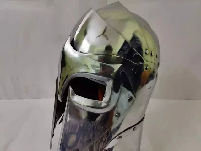 Casque de chevalier templier croisé avec présentoir cadeau gratuit pour lui - France Casque de chevalier templier croisé avec présentoir cadeau gratuit pour lui - France