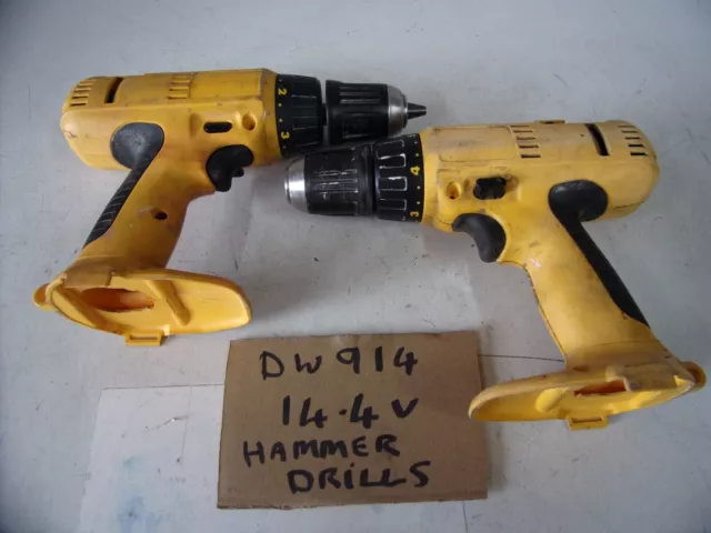 DEWALT DW914  14.4v  HAMMER DRILL IN WORKING ORDER NOW £13 TO CLEAR