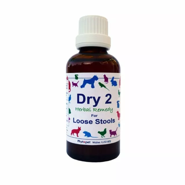 Pet Herbal Relief Phytopet Dry 2 for Loose Stools IBS Diahorrea In Pets 30ml